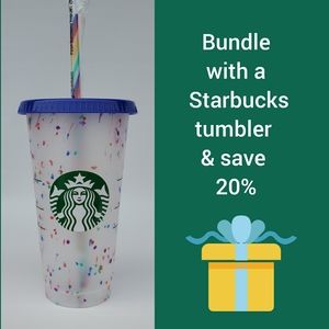 STARBUCKS Rainbow Confetti Cold Cup